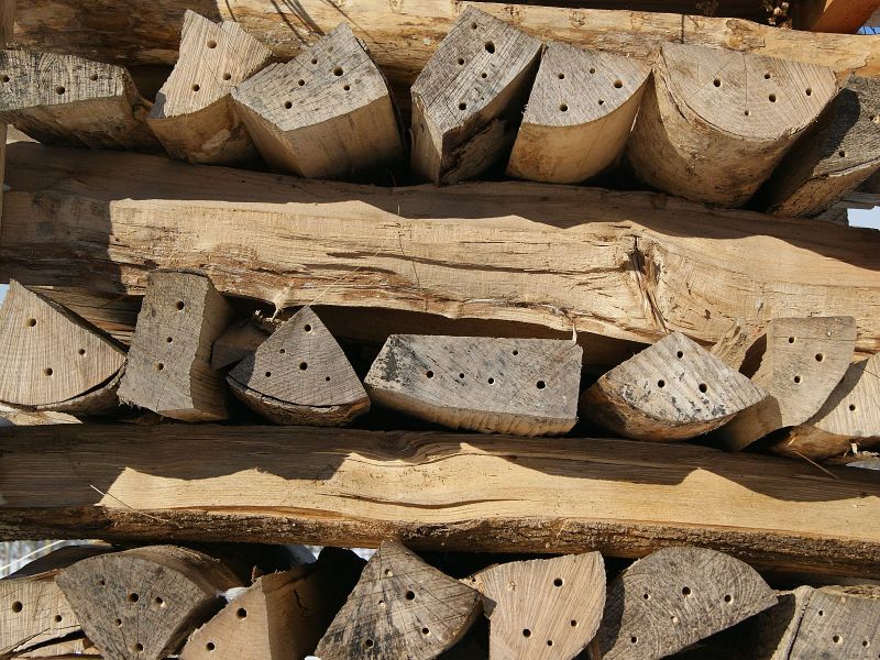 Bauelemente Lebensturm Holzspälten